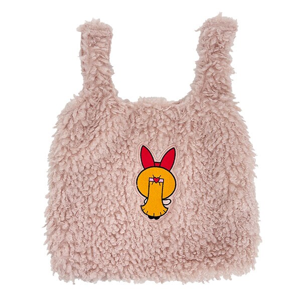 パワーパフガールズ ブロッサム ふわふわトートバッグ ピンク パワパフ