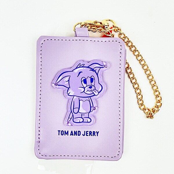 トムとジェリー トム グミパスケース (パープル)