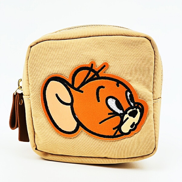 トムとジェリー ジェリー アップリケスクエアポーチ