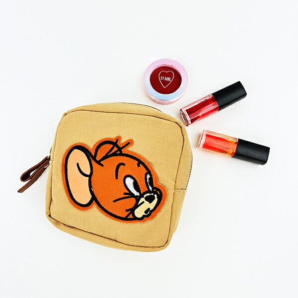 トムとジェリー ジェリー アップリケスクエアポーチ