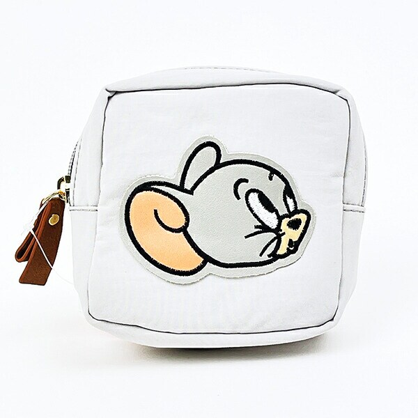 トムとジェリー タフィー アップリケスクエアポーチ