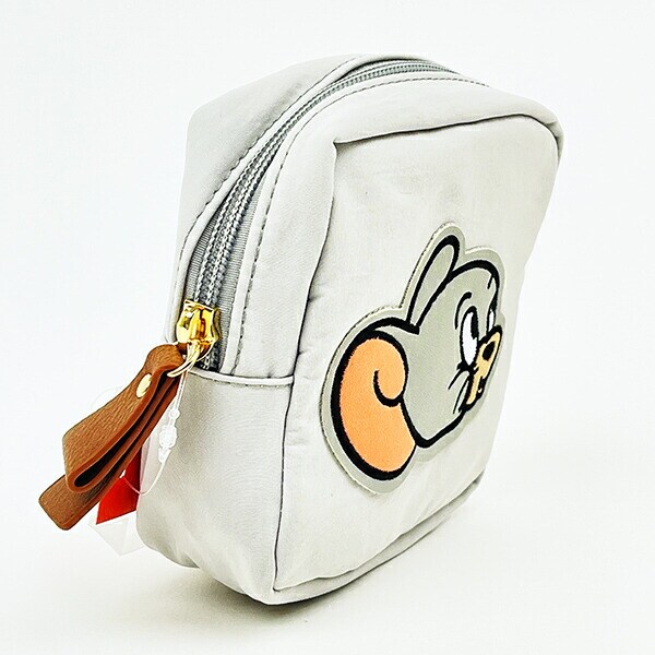 トムとジェリー タフィー アップリケスクエアポーチ