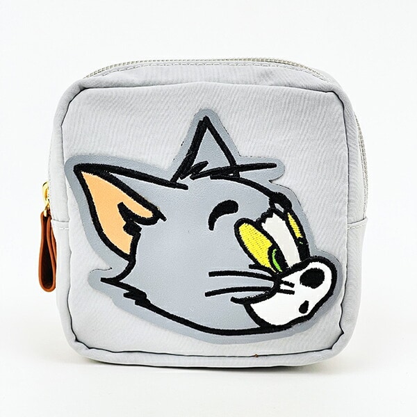 トムとジェリー トム アップリケスクエアポーチ