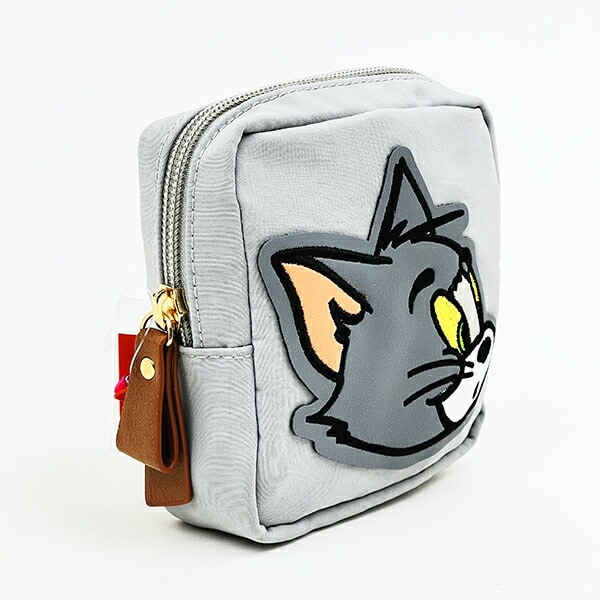 トムとジェリー トム アップリケスクエアポーチ