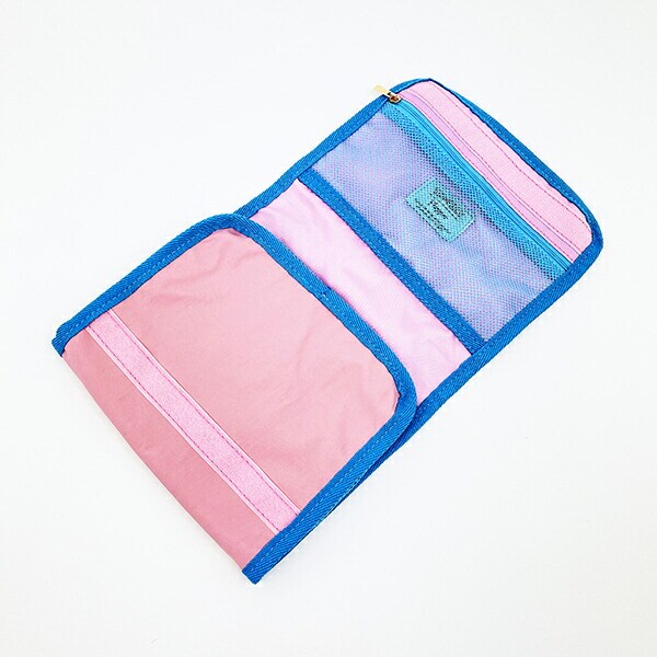 トムとジェリー スウィートドリームメイクポーチ (ブルー×ピンク)