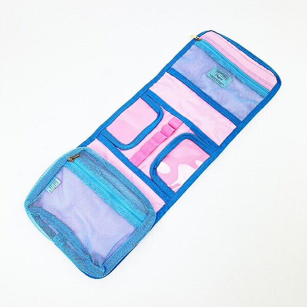 トムとジェリー スウィートドリームメイクポーチ (ブルー×ピンク)