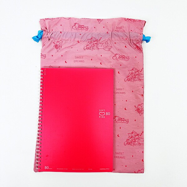 トムとジェリー スウィートドリーム巾着 ピンク トムジェリ