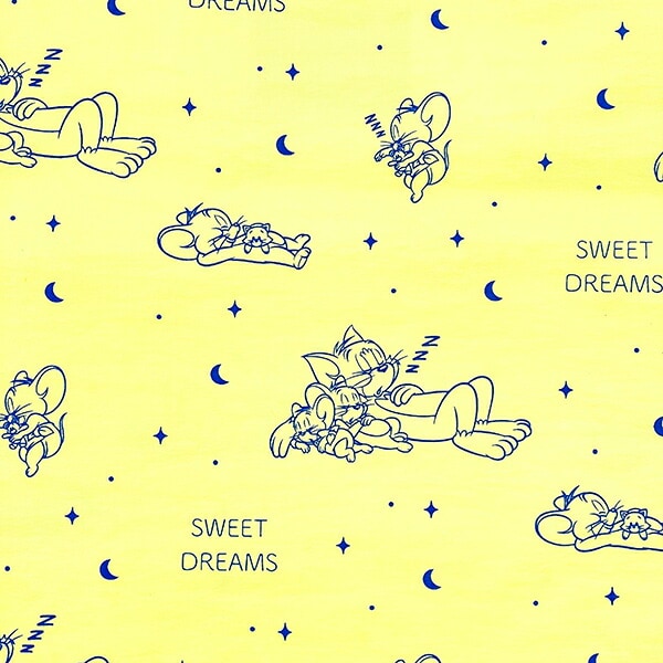 トムとジェリー スウィートドリーム巾着 イエロー トムジェリ