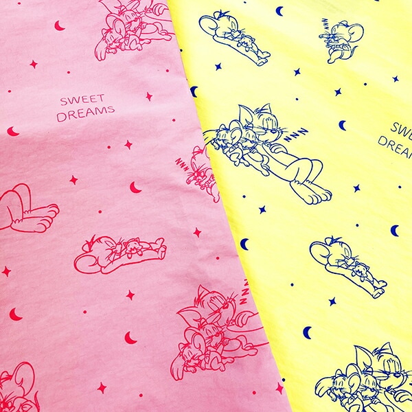 トムとジェリー スウィートドリーム巾着 イエロー トムジェリ