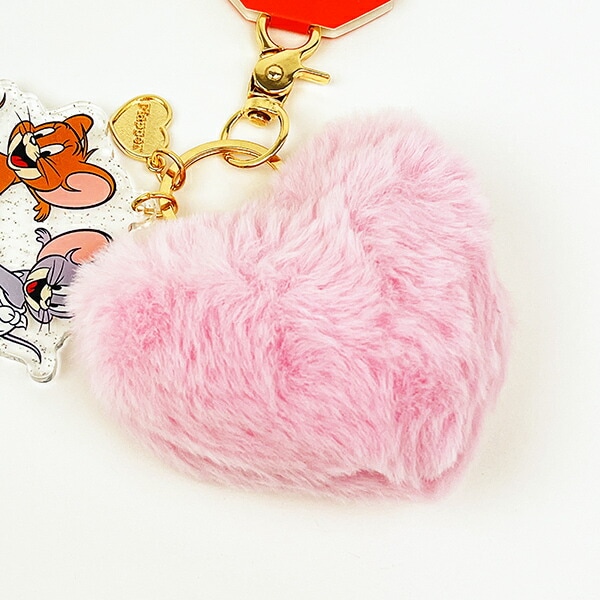 トムとジェリー ハートチャーム ピンク