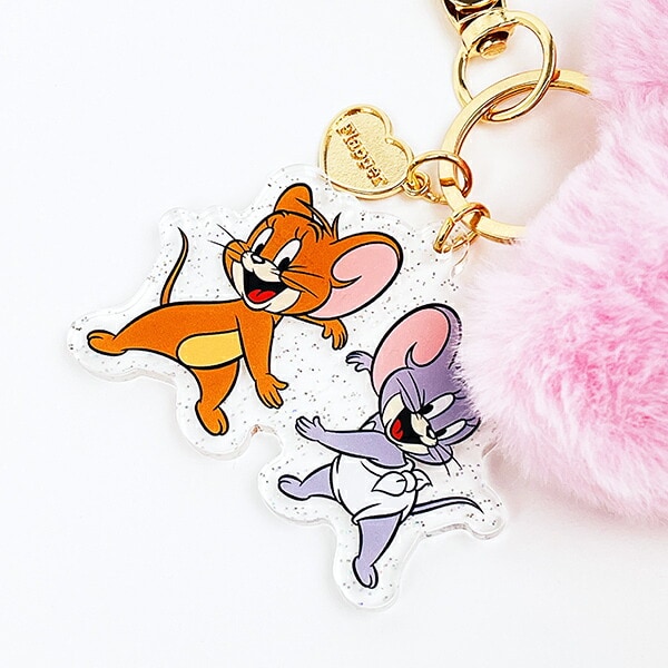 トムとジェリー ハートチャーム ピンク