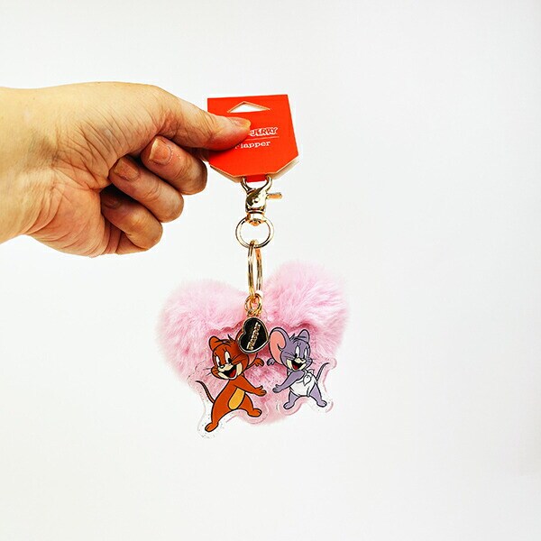 トムとジェリー ハートチャーム ピンク