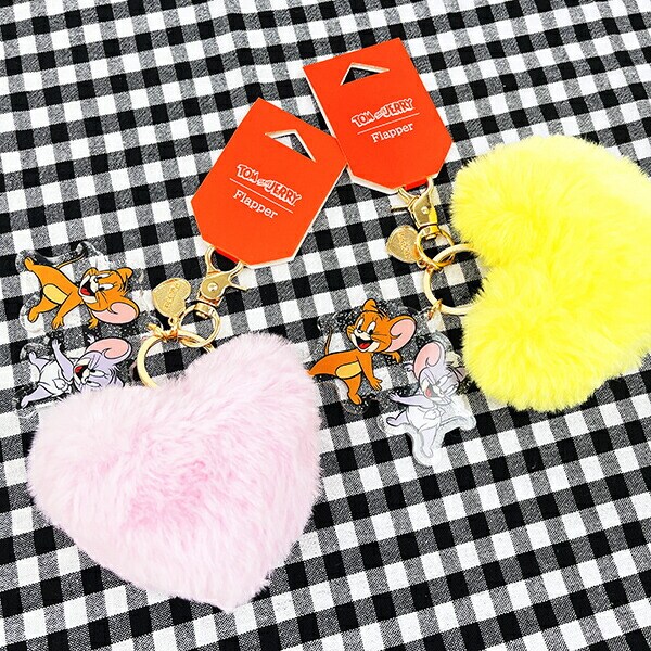 トムとジェリー ハートチャーム ピンク