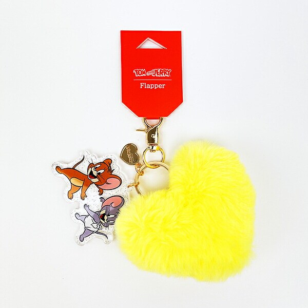 トムとジェリー ハートチャーム イエロー