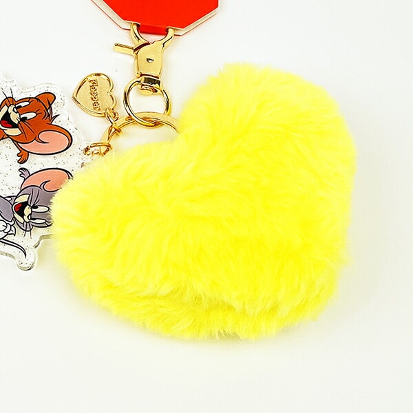 トムとジェリー ハートチャーム イエロー