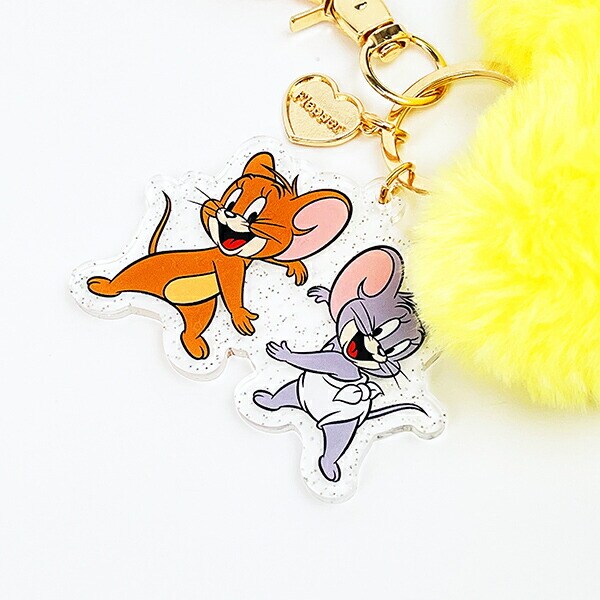 トムとジェリー ハートチャーム イエロー