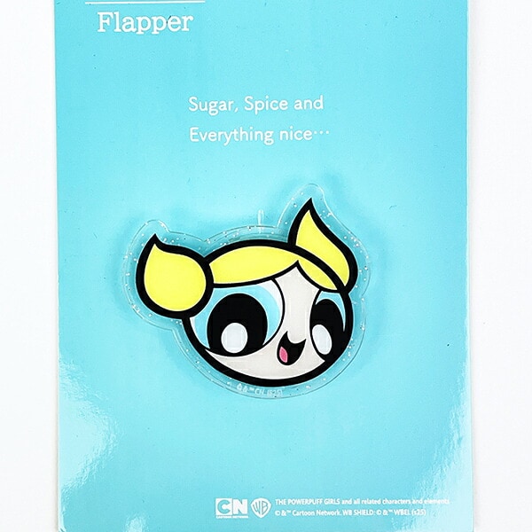 パワーパフガールズ バブルス スマホグリップ スマホ用品 パワパフ