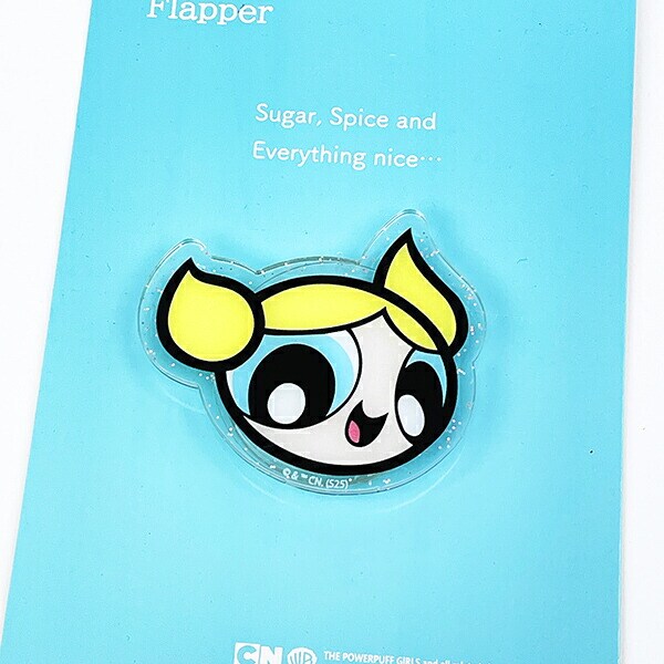 パワーパフガールズ バブルス スマホグリップ スマホ用品 パワパフ