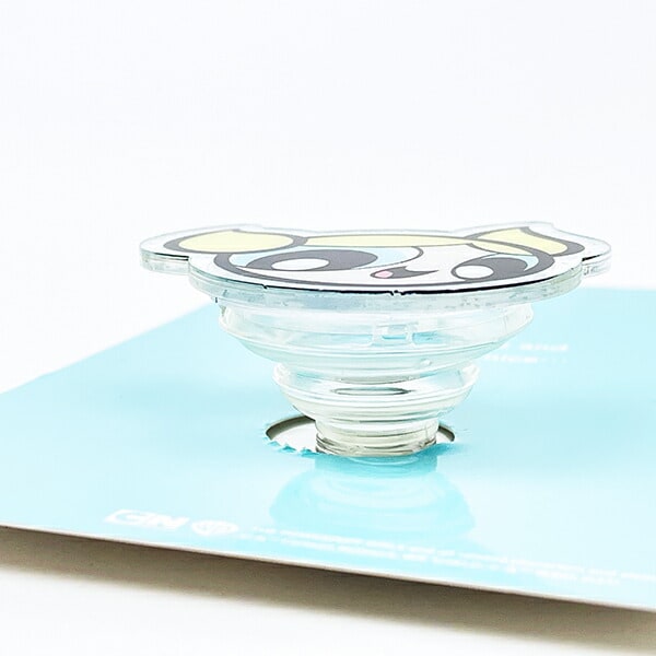 パワーパフガールズ バブルス スマホグリップ スマホ用品 パワパフ