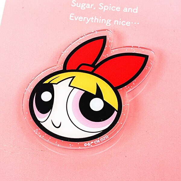 パワーパフガールズ ブロッサム スマホグリップ スマホ用品 パワパフ