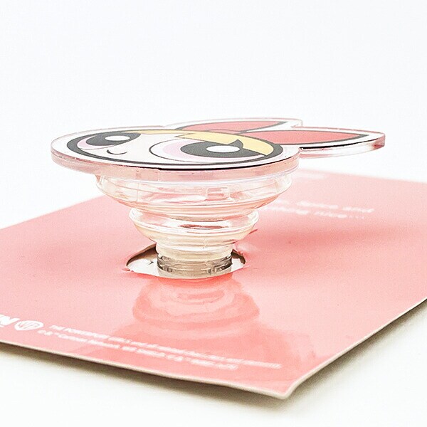 パワーパフガールズ ブロッサム スマホグリップ スマホ用品 パワパフ