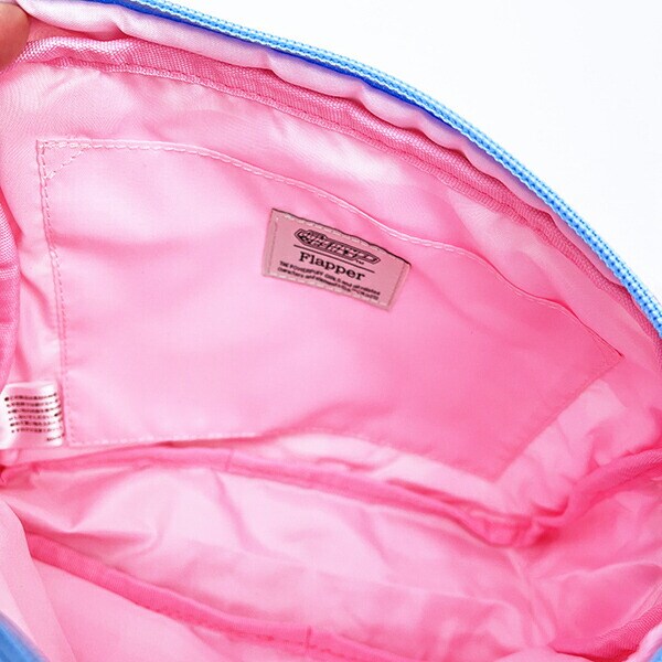 パワーパフガールズ ギンガムチェックポーチ ピンク パワパフ