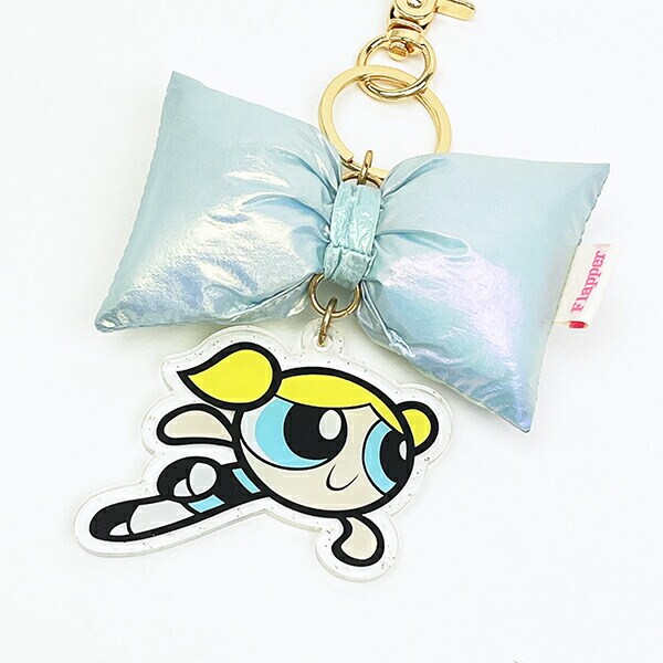 パワーパフガールズ バブルス リボンチャーム キーホルダー パワパフ
