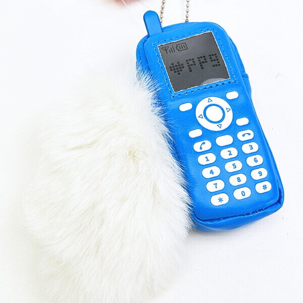 パワーパフガールズ バブルス ケイタイモチーフポーチ (ブルー) パワパフ