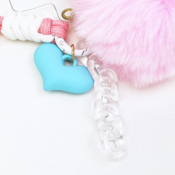 パワーパフガールズ ブロッサム スマホチャーム (ピンク) キーホルダー パワパフ