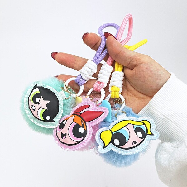 パワーパフガールズ ブロッサム スマホチャーム (ピンク) キーホルダー パワパフ