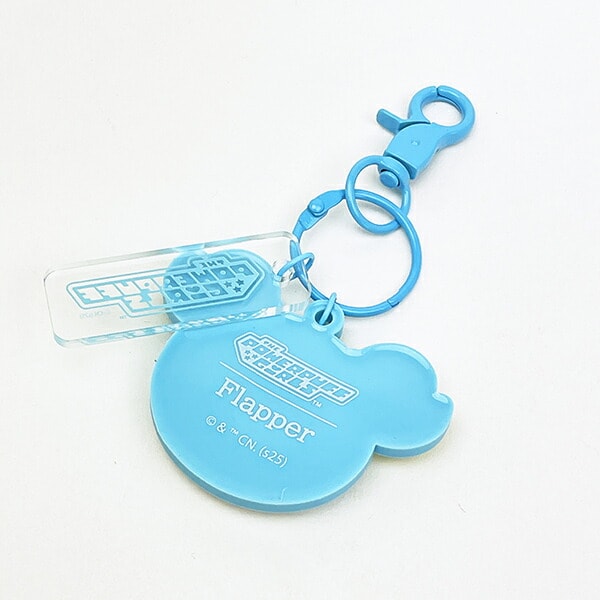 パワーパフガールズ バブルス うるうるラバーチャーム (ブルー) キーホルダー パワパフ