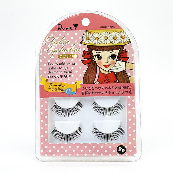 内藤ルネ つけまつ毛ヌーディナチュラルＮ4 つけま メイク 化粧 コスプレ
