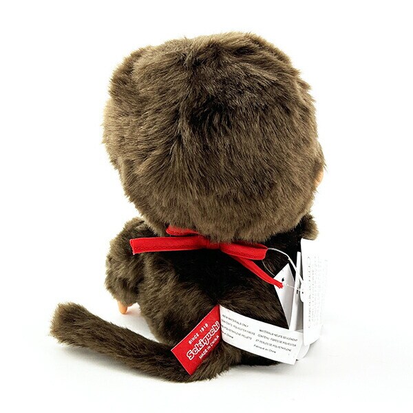 モンチッチ プレミアムスタンダード ぬいぐるみ M ブラウン 男の子 座り マスコット 人形 インテリア