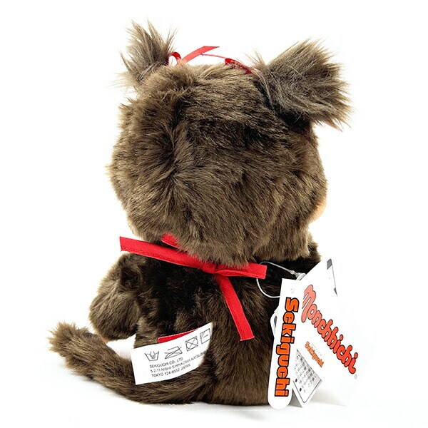 モンチッチ プレミアムスタンダード ぬいぐるみ M ブラウン 女の子 座り マスコット 人形 インテリア