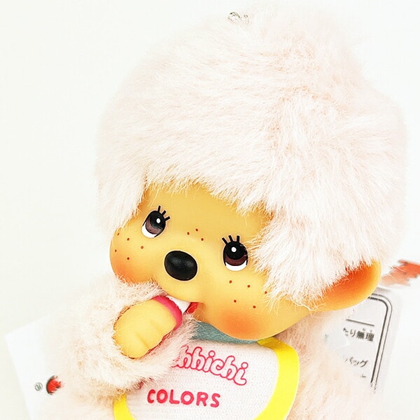 モンチッチ COLORS キーチェーン ぬいぐるみ (ピンク)