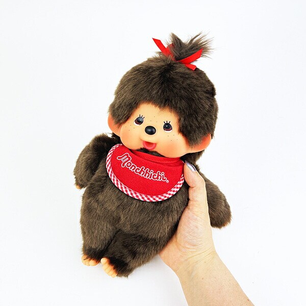 モンチッチ プレミアムスタンダード 女の子 ぬいぐるみ(M) ブラウン