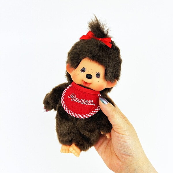 モンチッチ プレミアムスタンダード 女の子 ぬいぐるみ(S) ブラウン