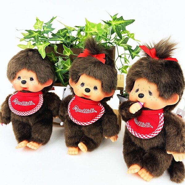 モンチッチ プレミアムスタンダード 女の子 ぬいぐるみ(S) ブラウン