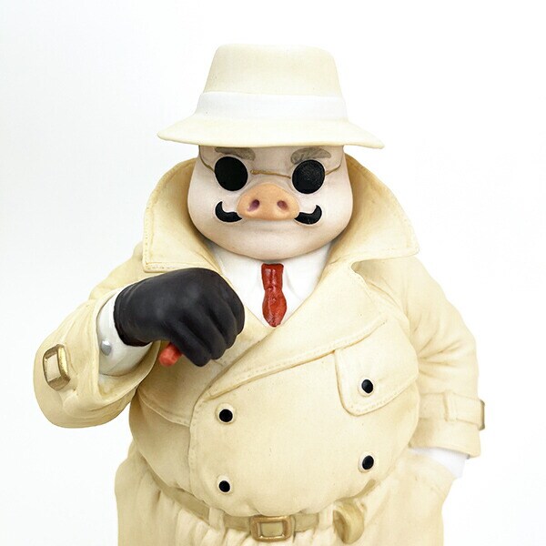 スタジオジブリ 紅の豚 ポルコロッソ 磁器オルゴール トレンチコート