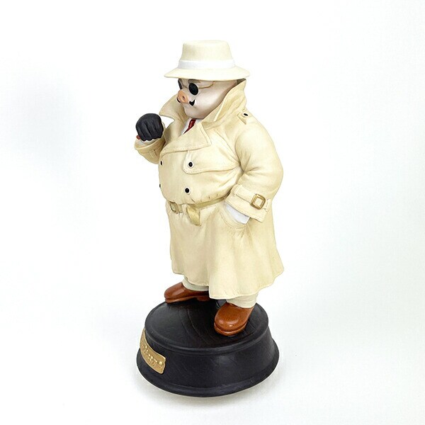 スタジオジブリ 紅の豚 ポルコロッソ 磁器オルゴール トレンチコート