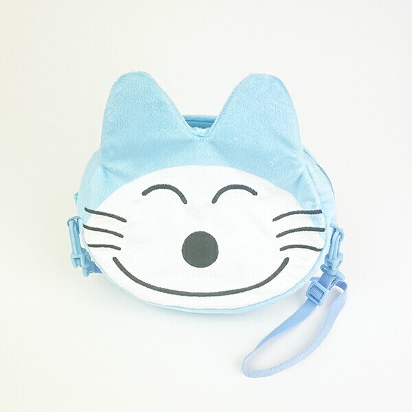 11ぴきのねこ トラネコ 2wayポーチ ブルー