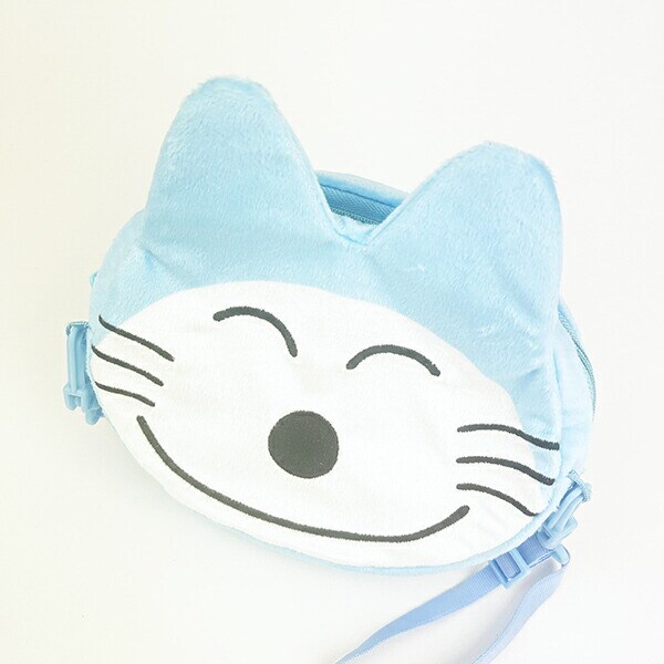 11ぴきのねこ トラネコ 2wayポーチ ブルー