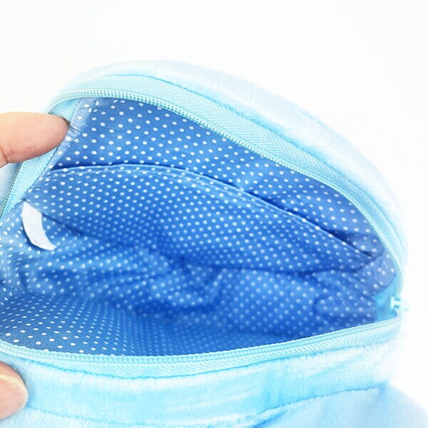 11ぴきのねこ トラネコ 2wayポーチ ブルー