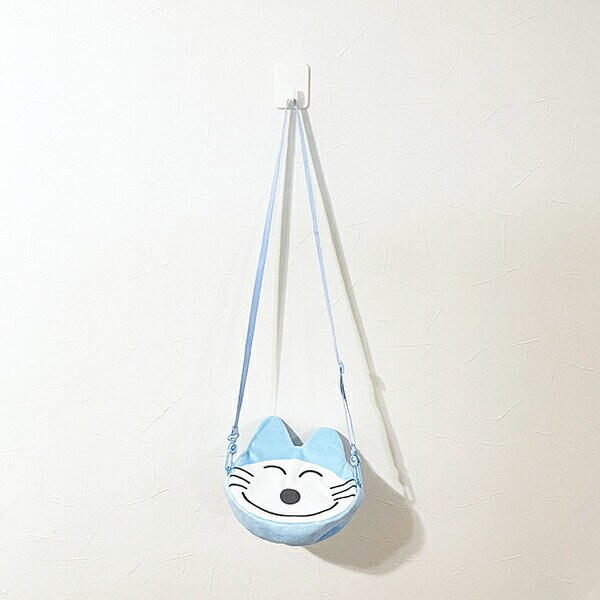 11ぴきのねこ トラネコ 2wayポーチ ブルー