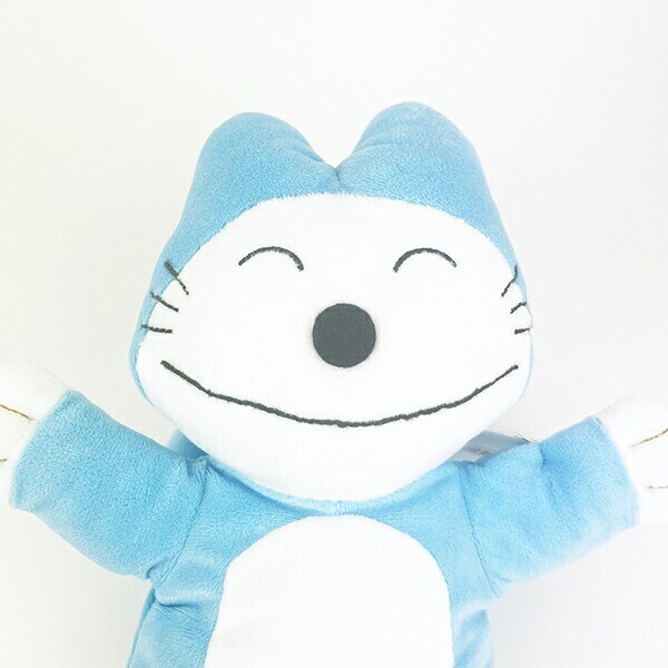 11ぴきのねこ トラネコ ハンドパペット ブルー ぬいぐるみ