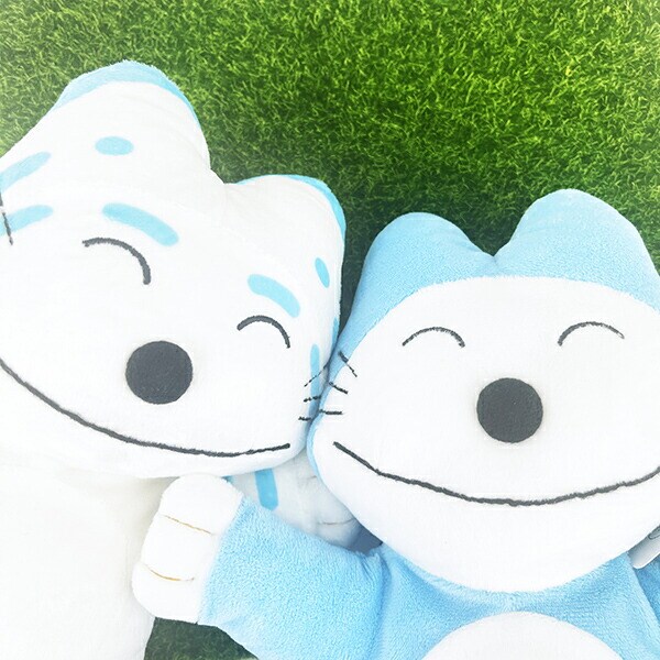 11ぴきのねこ トラネコ ハンドパペット ブルー ぬいぐるみ