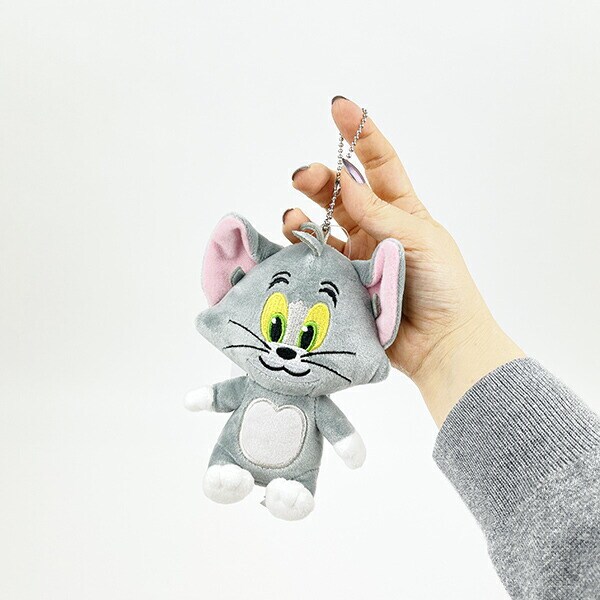 トムとジェリー トム マスコットキーチェーン ぬいぐるみ 人形 インテリア キッズ