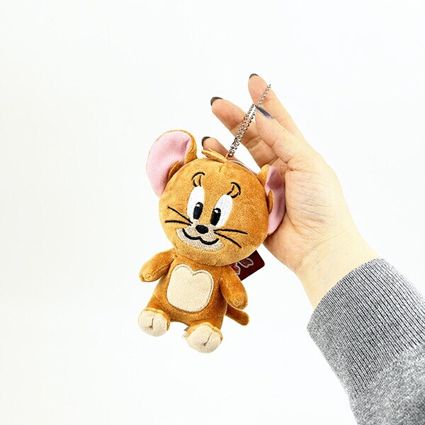トムとジェリー ジェリー マスコットキーチェーン ぬいぐるみ 人形 インテリア キッズ