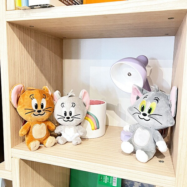 トムとジェリー ジェリー マスコットキーチェーン ぬいぐるみ 人形 インテリア キッズ