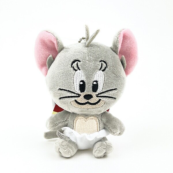 トムとジェリー タフィー マスコットキーチェーン ぬいぐるみ 人形 インテリア キッズ